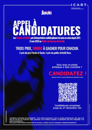 Les Planches de l’ICART 2026 - Acte IX : l'appel à candidatures est ouvert !