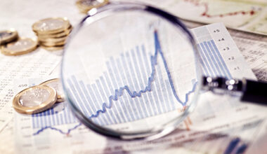 Lupe zeigt die Entwicklung des Marktes