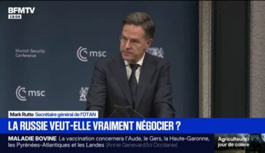 "Nous sommes la prochaine cible de la Russie", assure Mark Rutte, secrétaire général de l'Otan