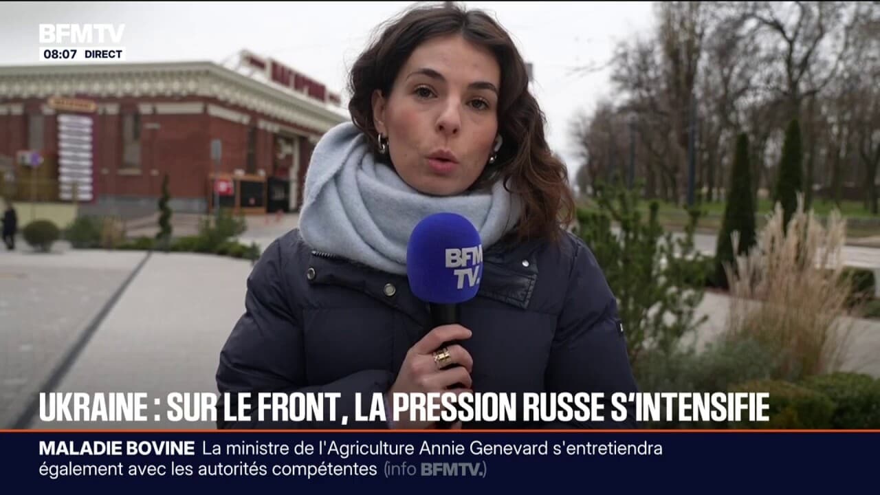 la pression russe s'intensifie sur le front