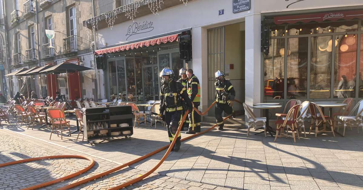 place Saint-Germain : un mégot déclenche un important dégagement de fumée