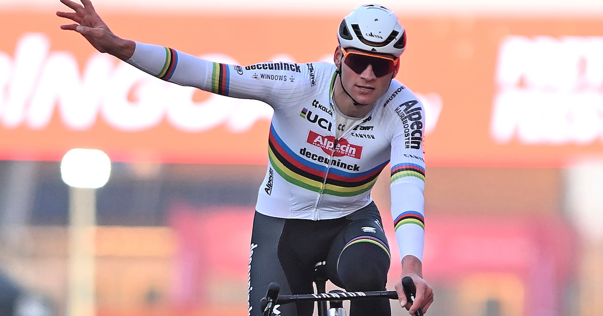 Coupe du monde de cyclocross: Mathieu van der Poel s'impose à Gavere après un beau duel avec Thibau Nys