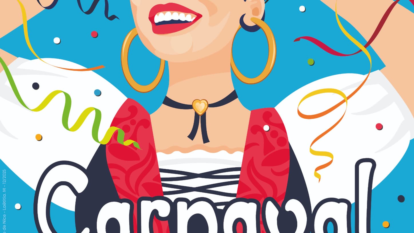 L'affiche du carnaval de Nice 2026.