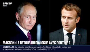 La question d'un échange direct entre Vladimir Poutine et Emmanuel Macron refait surface