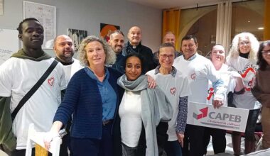 CAPEB Var : un chantier solidaire des Peintres du Cœur à Toulon