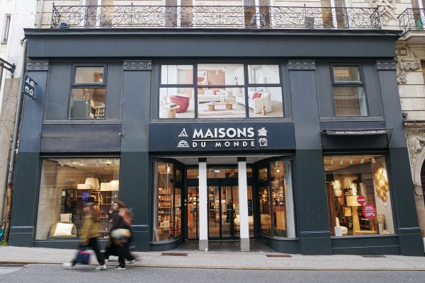 Magasin Maisons du monde dans le centre-ville de Nantes. Photo : Thibault Dumas