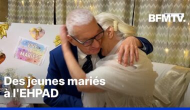 Marie-France et Daniel se marient à l’EHPAD