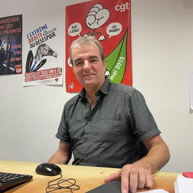 Ronan Lherbier, secrétaire de L'union départementale de la CGT espère une mobilisation, « pour pouvoir peser et éviter le pire budget ». Ouest-France photo ronan lherbier, secrétaire de l'union départementale de la cgt espère une mobilisation, « pour pouvoir peser et éviter le pire budget ». © ouest-france