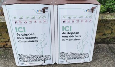 Les Sorinières. Les points de collecte des déchets sont installés