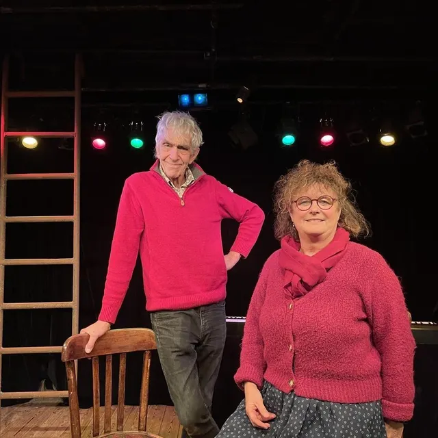 photo annie desmoulin et hugues charbonneau, de la péniche spectacle  ©  ouest-france