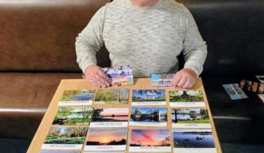 Cadeaux d’ici : il crée des cartes postales pour les fêtes