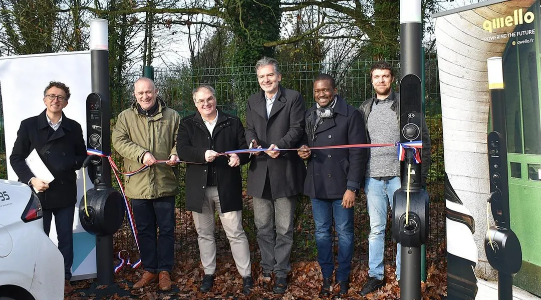 Quatre bornes de recharge publiques ont été inaugurées à Cesson-Sévigné