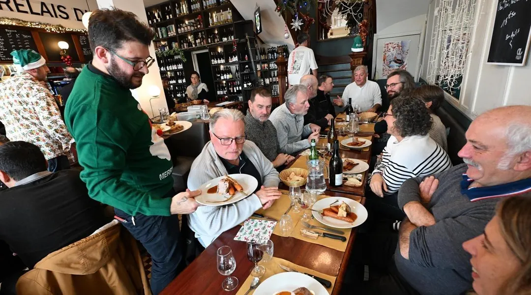 REPORTAGE. Pour Noël, ce restaurant populaire régale ses clients fidèles