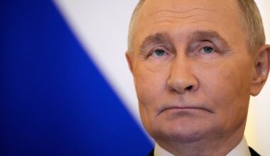 Le président russe Vladimir Poutine, au Kazakhstan, le 12 novembre 2025.