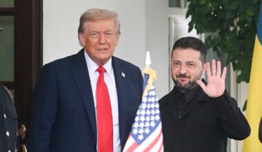 Le président américain Donald Trump et le président ukrainien Volodymyr Zelensky le 18 août 2025 à la Maison Blanche
