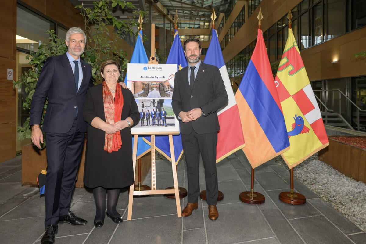 À Lyon, la Région rend hommage à l'amitié franco-arménienne