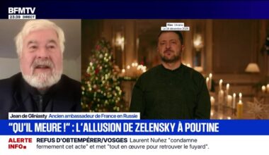 "Ce qui me frappe, c'est la violence du propos", déclare Jean de Gliniasty, ancien ambassadeur de France en Russie