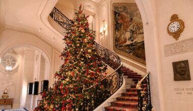 Noël 2025: les plus beaux sapins d'hôtels à Paris