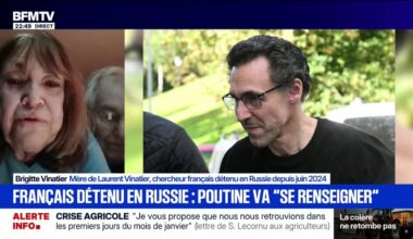 "Nous avons entendu les propos du président Poutine qui s'engage à se renseigner", déclare Brigitte Vinatier, mère de Laurent Vinatier, chercheur français détenu en Russie depuis 2024