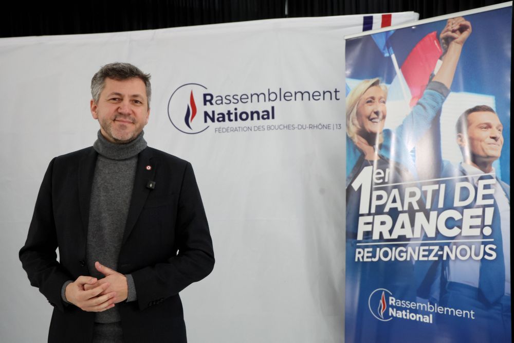 Franck Allisio, député RN et candidat à la mairie de Marseille. Photo © Alain ROBERT/SIPA