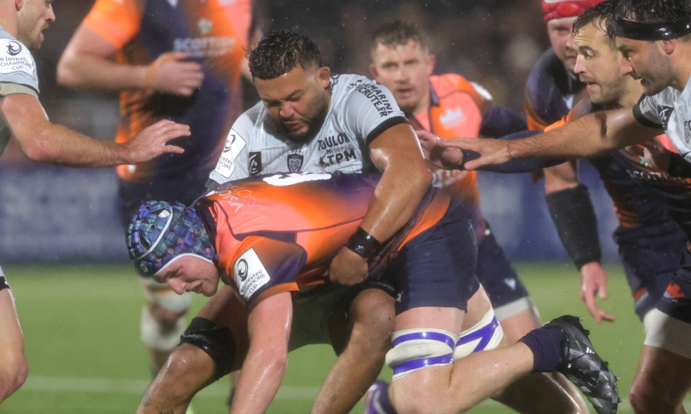 Sous la pluie, Toulon débute la Champions Cup par une défaite à Édimbourg