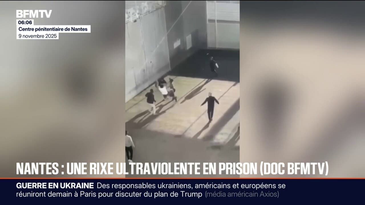Une rixe ultraviolente fait cinq blessés dans une prison à Nantes, une enquête a été ouverte