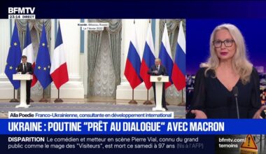 "Je regrette beaucoup qu'Emmanuel Macron se mette dans cette position d'infériorité", explique Alla Poedie, consultante en développement international