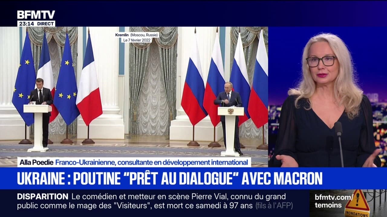 "Je regrette beaucoup qu'Emmanuel Macron se mette dans cette position d'infériorité", explique Alla Poedie, consultante en développement international