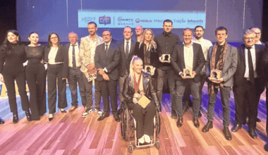 Les lauréats et partenaires des Mozart de la réussite organisé par le Cercle Mozart