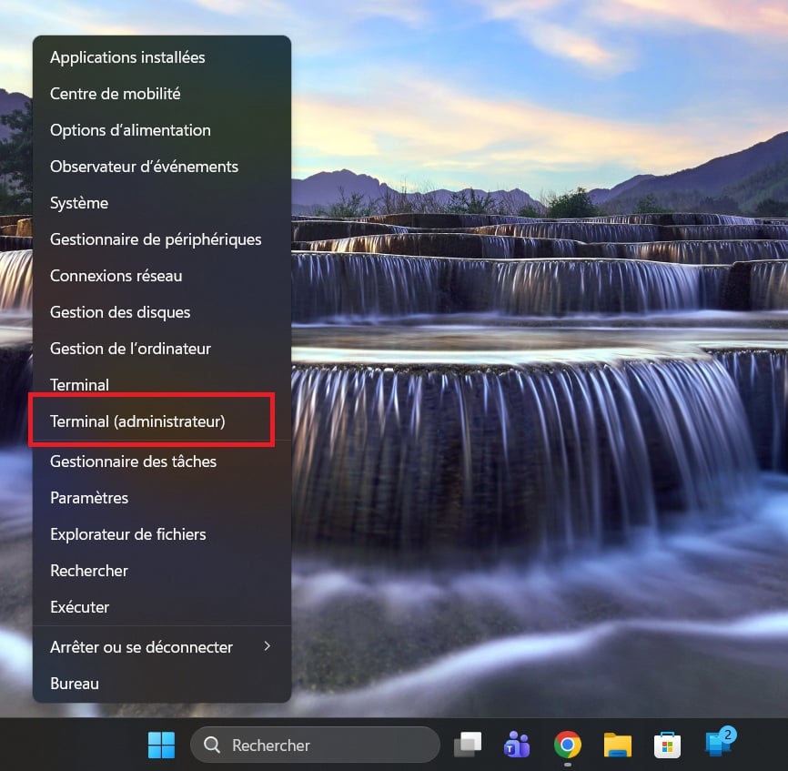 Windows 11 Terminal Administrateur