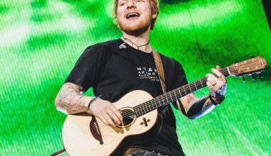 Ed Sheeran choque la toile en dévoilant son corps musclé