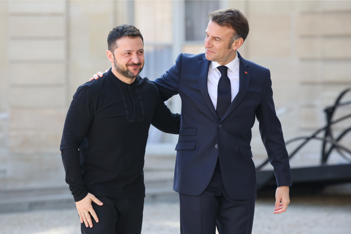 Le président ukrainien est venu une nouvelle fois chercher le soutien de la France et de l