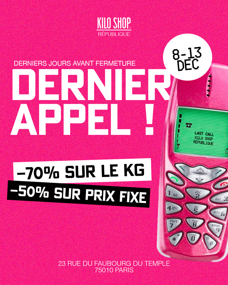 L'enseigne communique sur son départ et brade ses articles