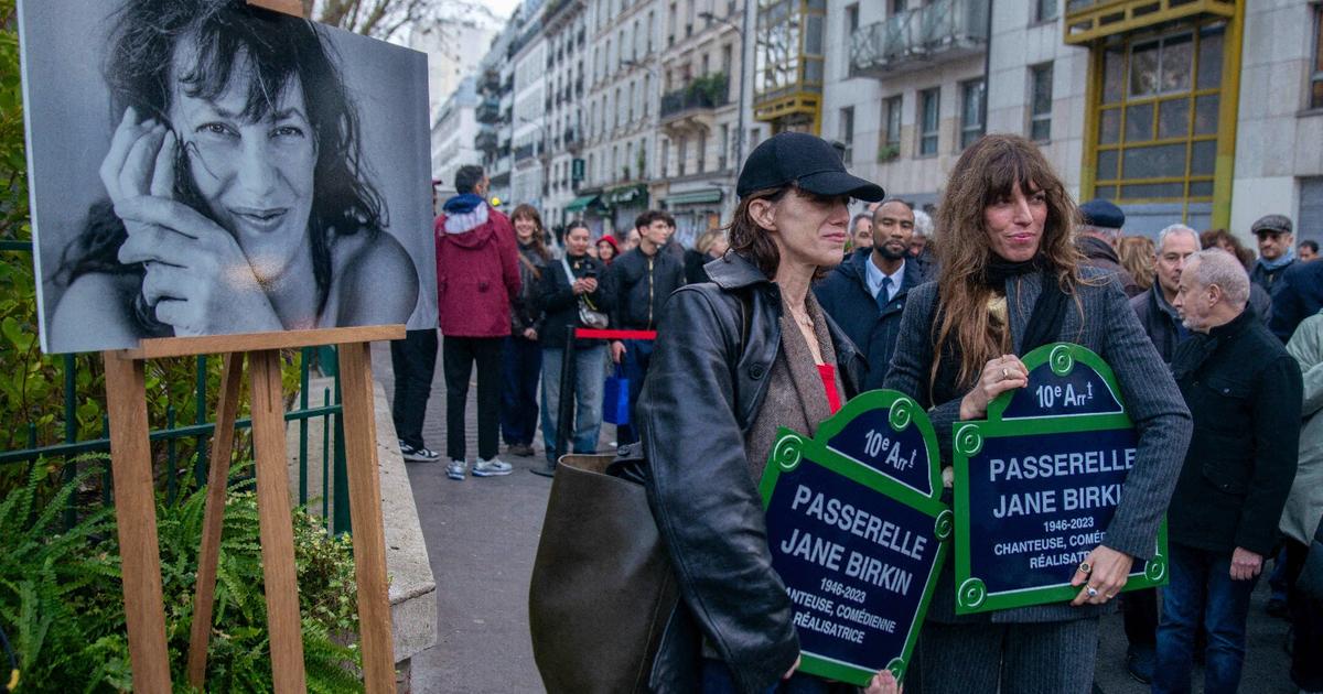 une passerelle en hommage à Jane Birkin inaugurée à Paris