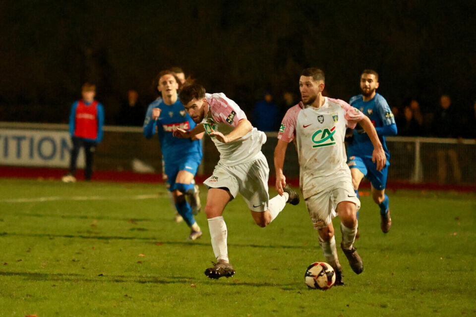 Paul Aubel, auteur du 3e but à la 51e minute, offre définitivement une longueur d'avance au BFC.