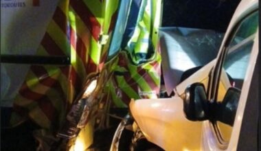 Sur l'A10 vers Bordeaux, un automobiliste percute violemment un fourgon d'intervention avec un agent à bord