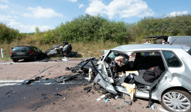 Accident mortel sur la RD 166. Photo Eric Thiebaut