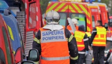 l'autoroute fermée dans un sens, des bouchons signalés