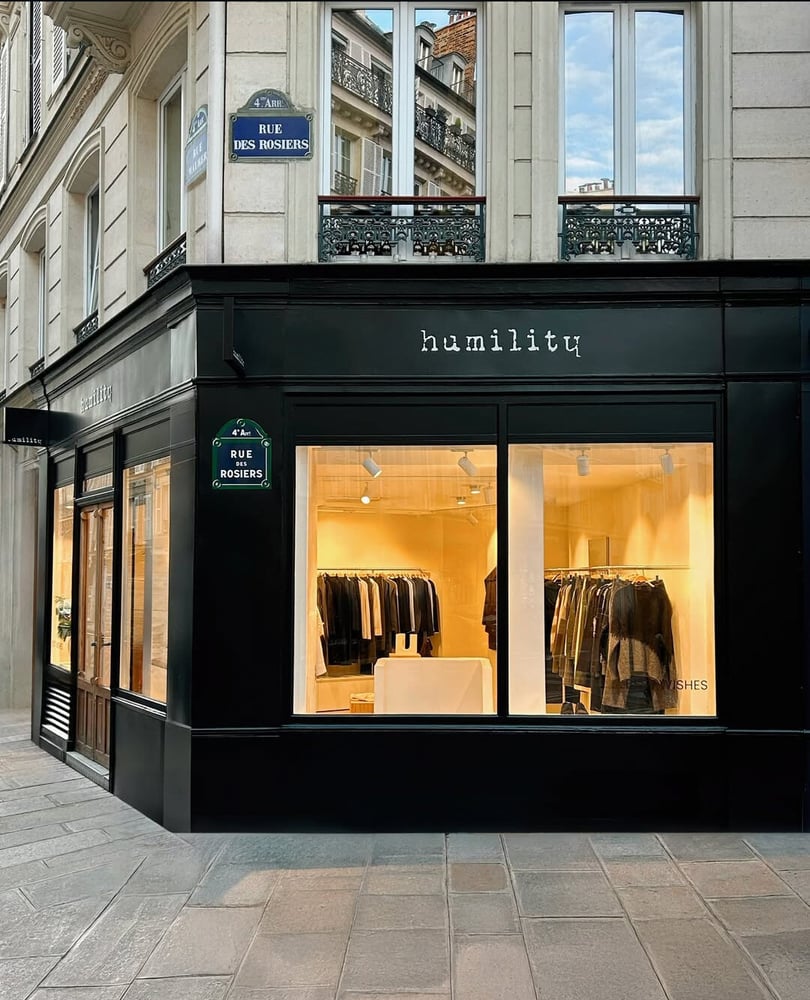 La nouvelle boutique du Marais d'Humility