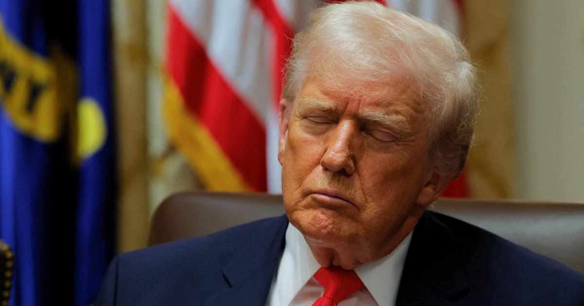 Quand Donald Trump lutte pour ne pas s’endormir en pleine réunion de son cabinet