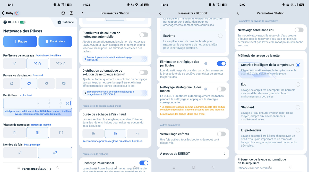 appli ecovacs X11 omnicyclone nettoyage