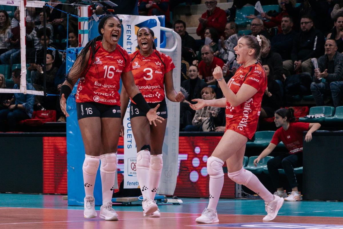 Les affiches des demi-finales de la Coupe de France de volley sont connues : Mulhouse se rendra au Cannet, Tours recevra Nice - L'Équipe