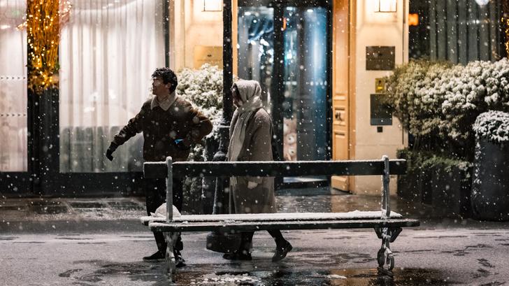 Photo d’illustration de quelques centimètres de neige dans le centre de Paris, le 23 novembre 2025.