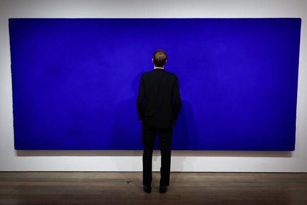 Prix de vente record en France pour cette oeuvre du peintre niçois Yves Klein. 