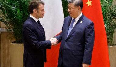 Ukraine, guerre commerciale et pandas au menu de la visite de Macron en Chine