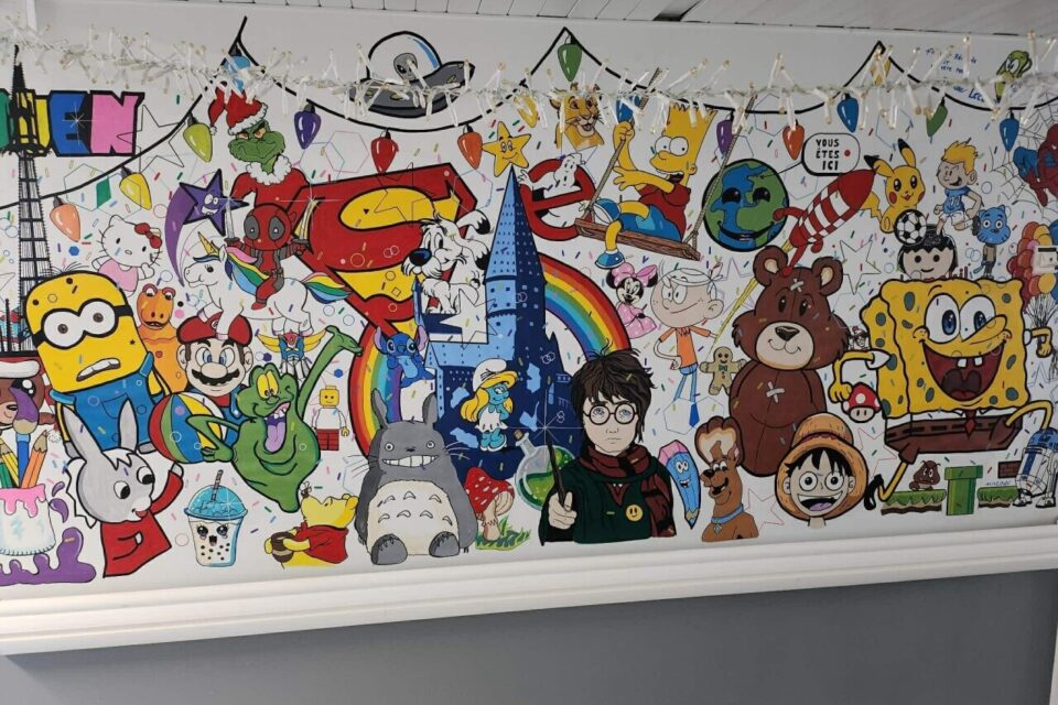 Une belle fresque pour les enfants hospitalisés au CHU de Rouen.