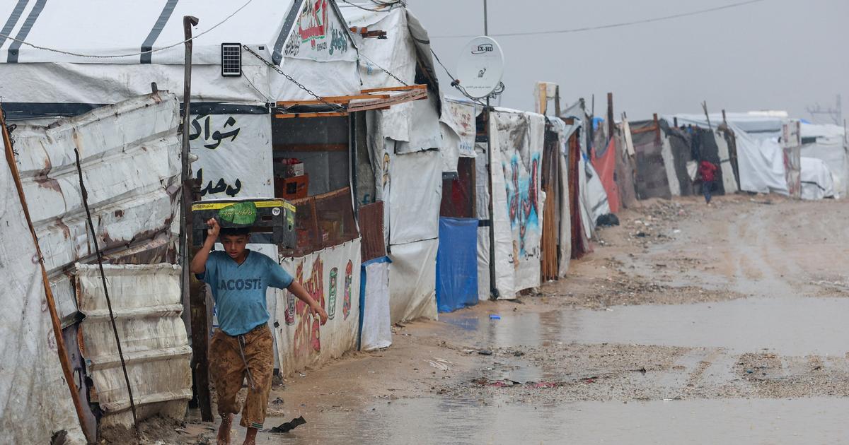 Des pluies diluviennes et des vents puissants frappent la bande de Gaza