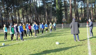 L’équipe nationale d’Ukraine de rugby à 7 était en stage à La Teste-de-Buch