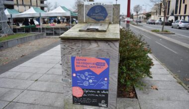 des conteneurs mis en place pour donner une seconde vie aux coquilles des fêtes