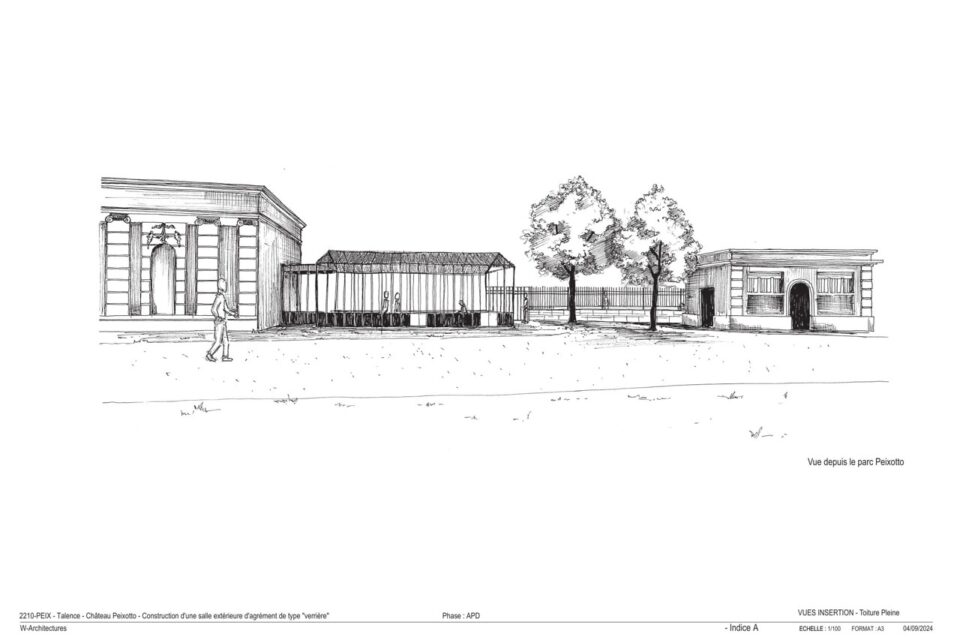 Le projet de guinguette dans le parc Peixotto.